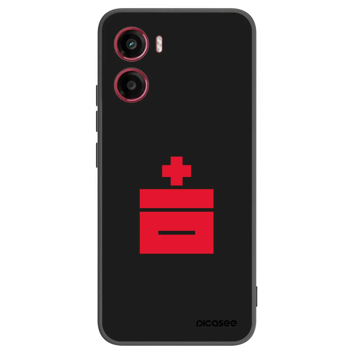 Picasee silikónový čierny obal pre Motorola Moto G05 - Le Plastenciaga