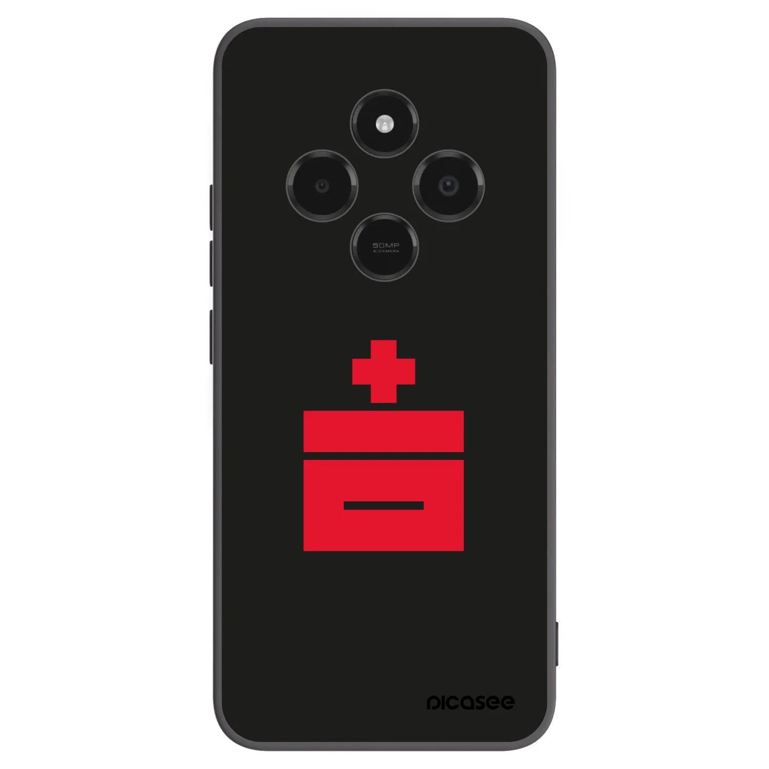 Picasee silikónový čierny obal pre Xiaomi Poco C75 - Le Plastenciaga