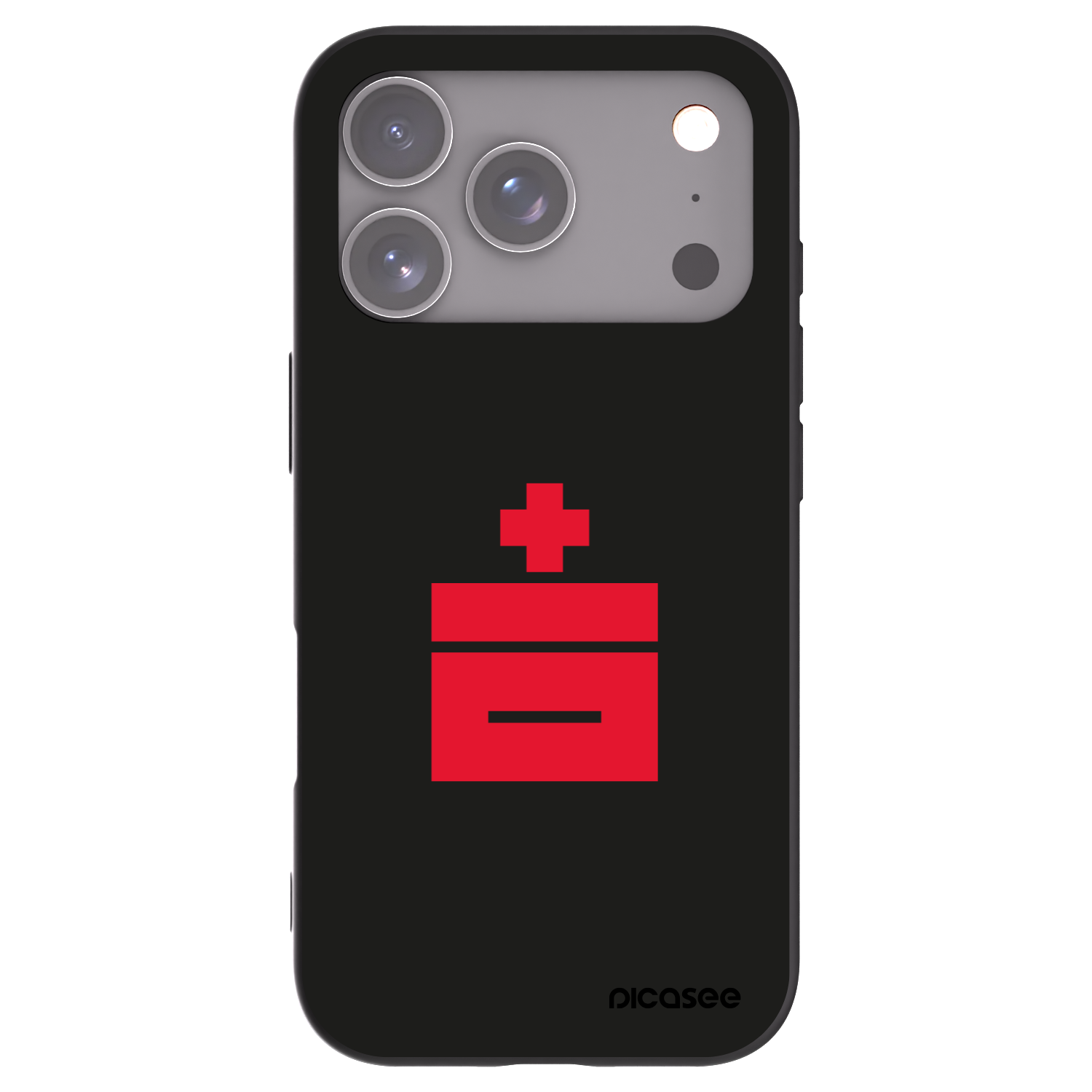 Picasee silikónový čierny obal pre Apple iPhone 17 Pro - Le Plastenciaga