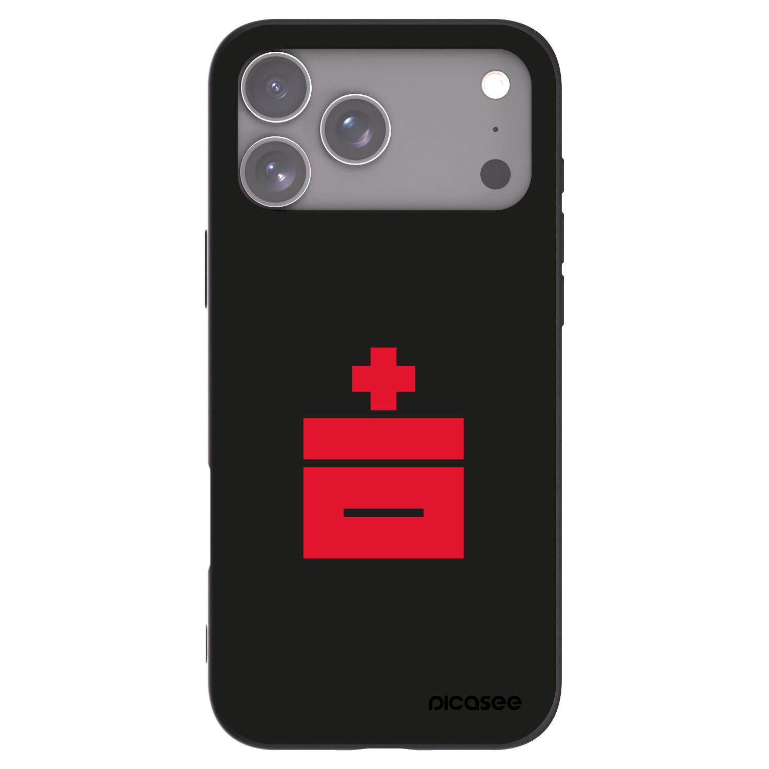 Picasee silikónový čierny obal pre Apple iPhone 17 Pro Max - Le Plastenciaga