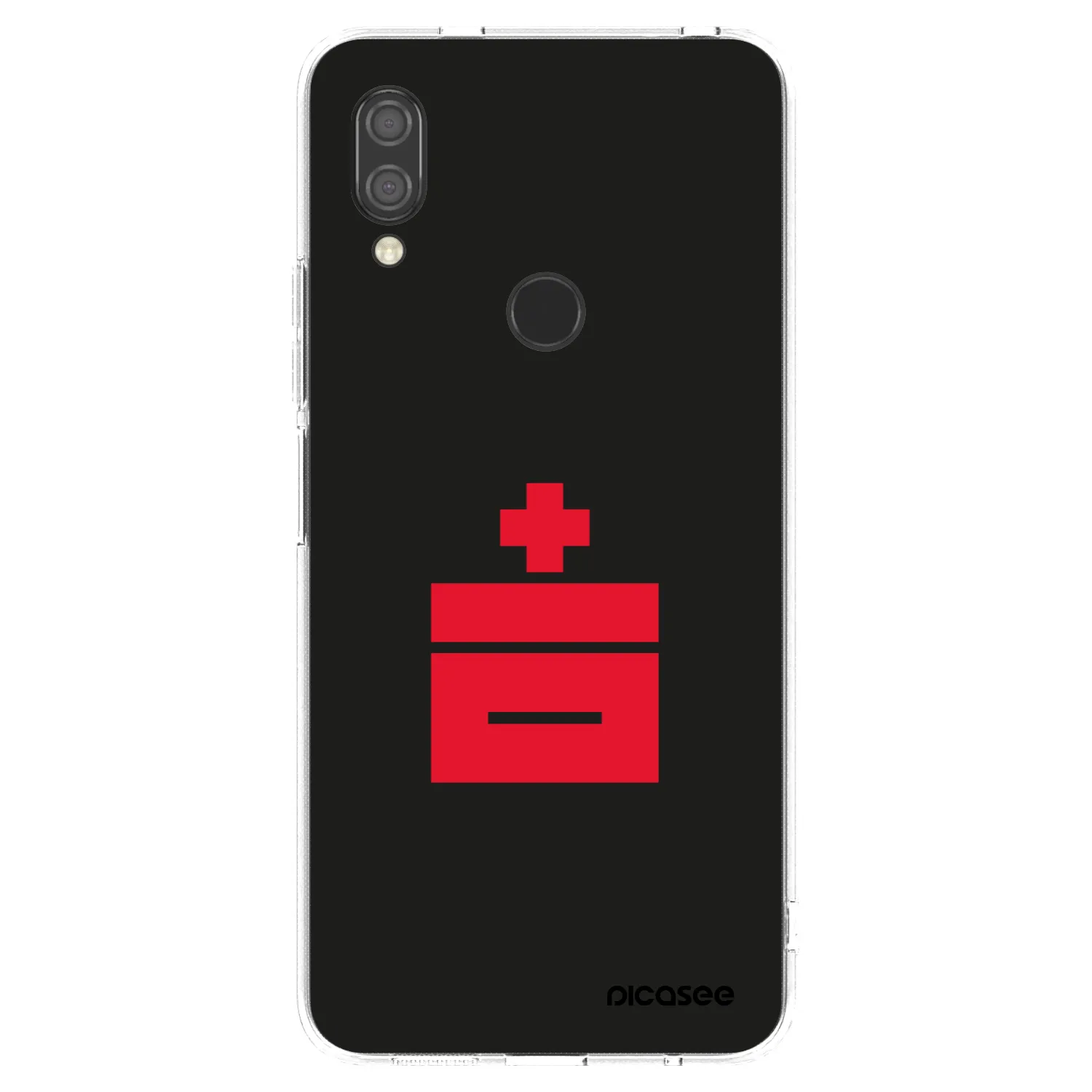 Picasee silikónový prehľadný obal pre Xiaomi Redmi 7 - Le Plastenciaga