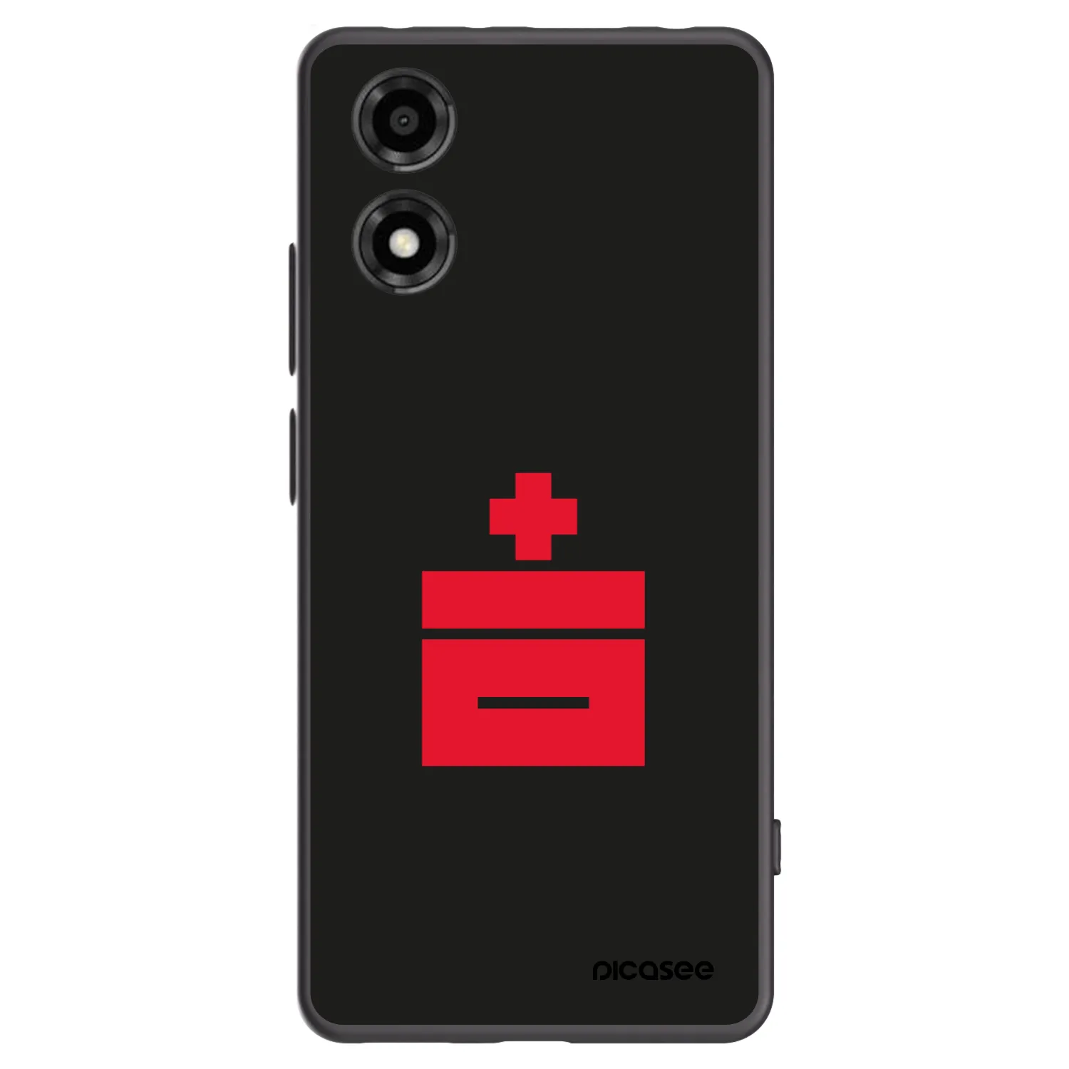 Picasee silikónový čierny obal pre Motorola Moto E14 - Le Plastenciaga