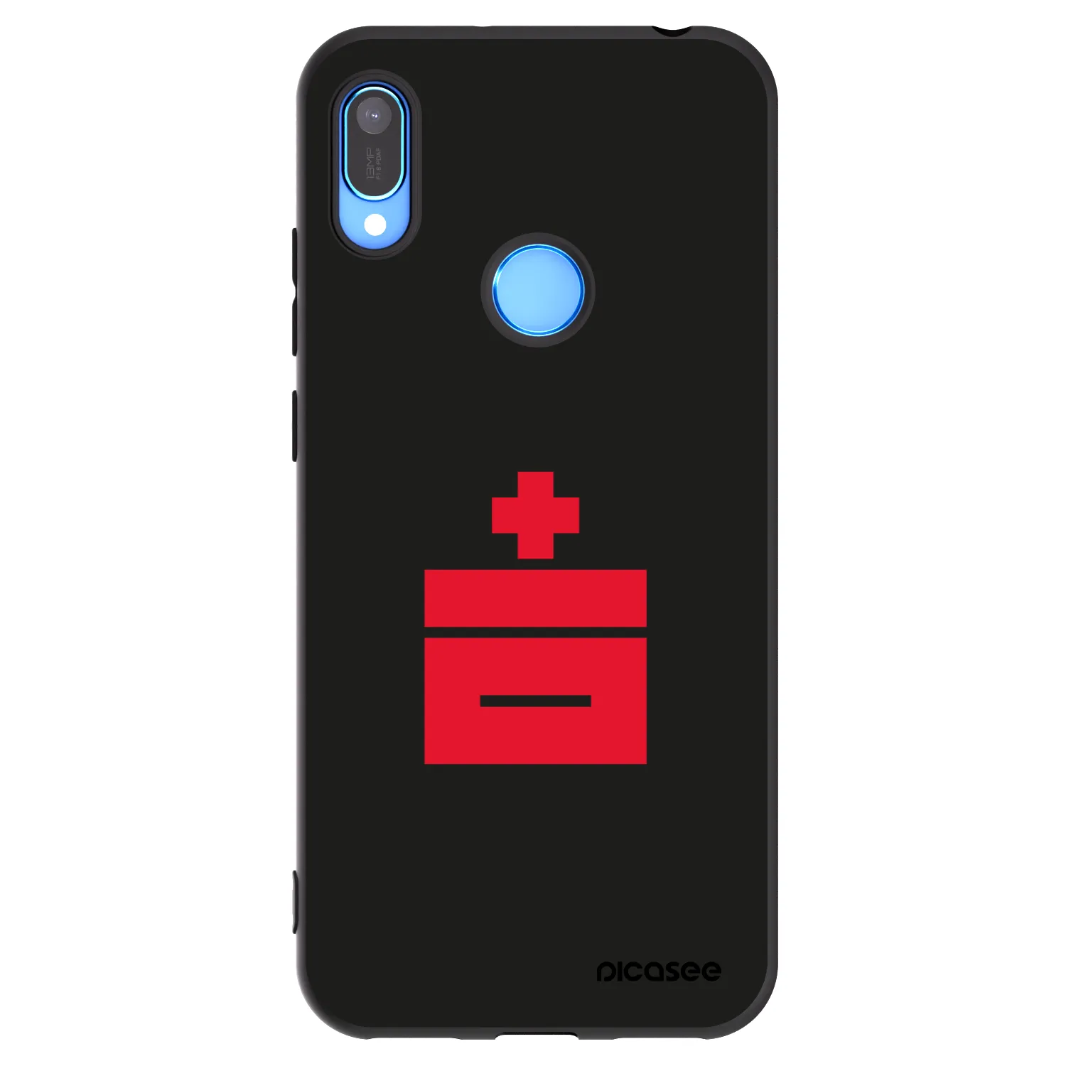 Picasee silikónový čierny obal pre Huawei Y6 2019 - Le Plastenciaga