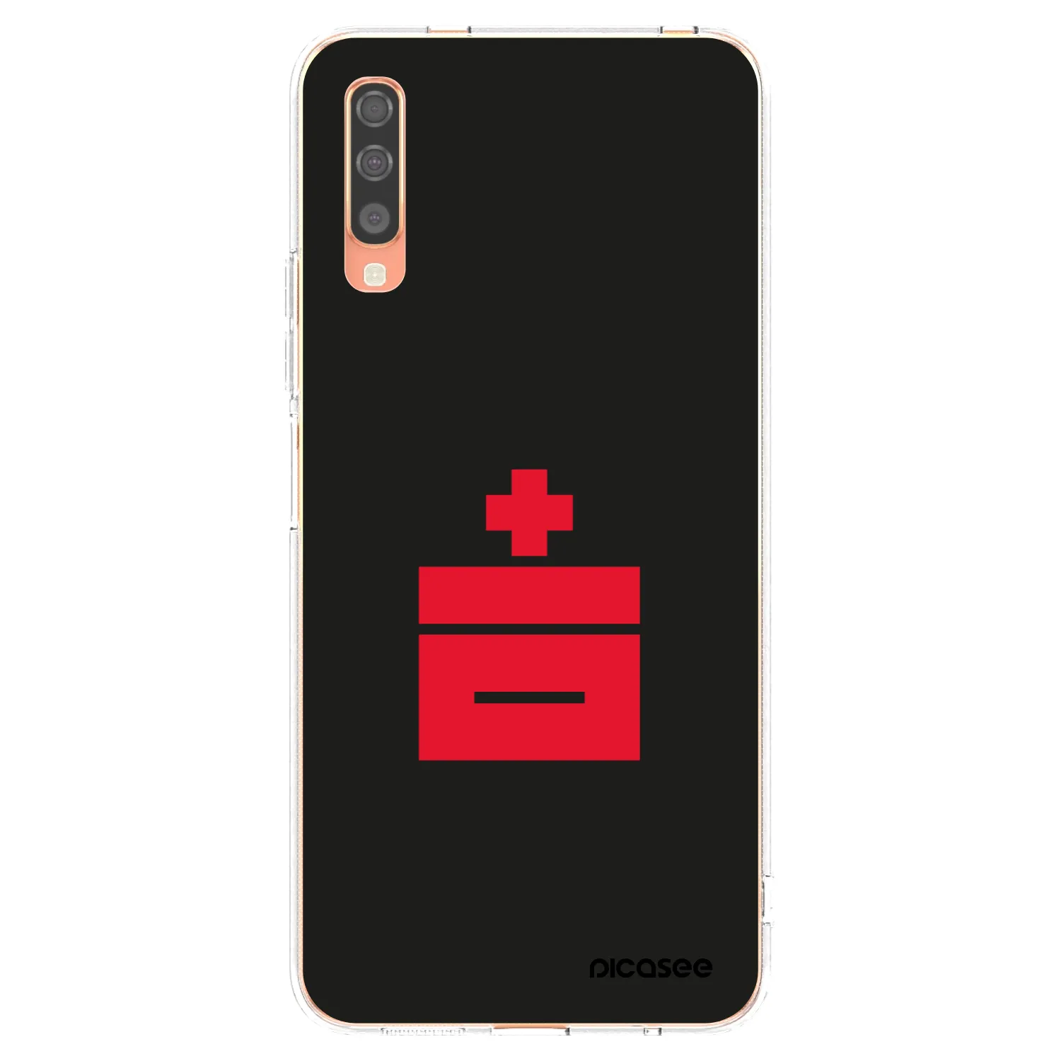 Picasee silikónový prehľadný obal pre Samsung Galaxy A70 A705F - Le Plastenciaga
