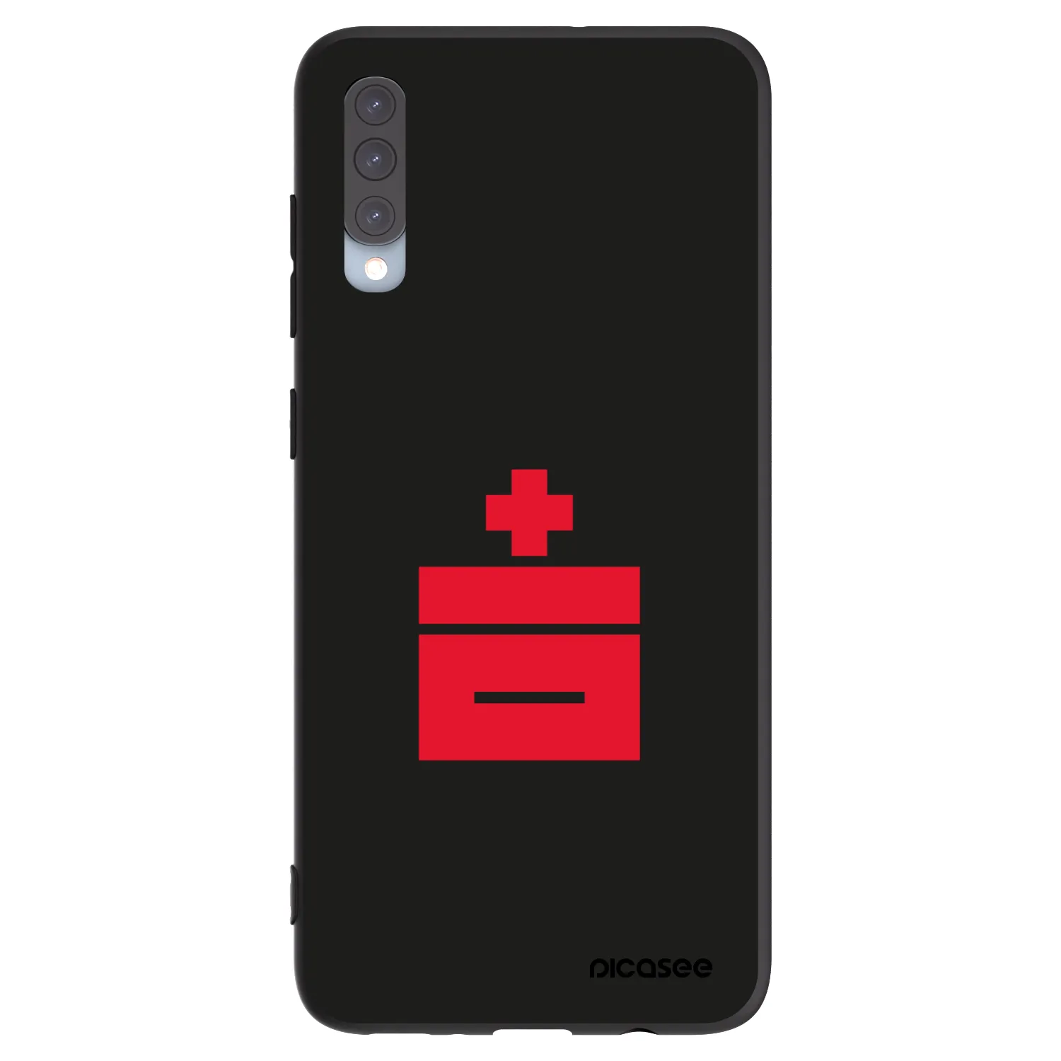Picasee silikónový čierny obal pre Samsung Galaxy A70 A705F - Le Plastenciaga
