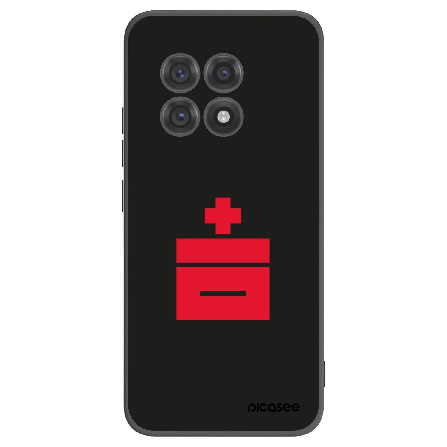 Picasee silikónový čierny obal pre OnePlus 13R 5G - Le Plastenciaga