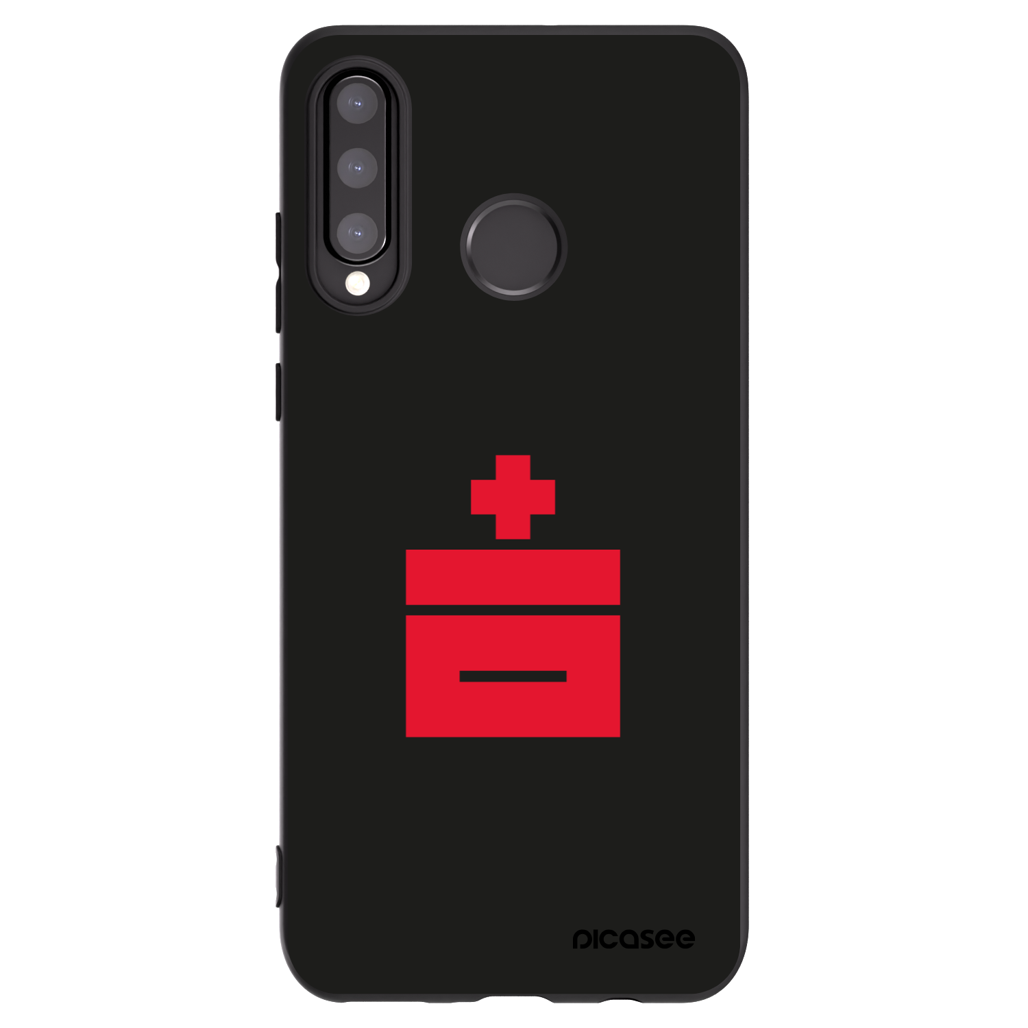 Picasee silikónový čierny obal pre Huawei P30 Lite - Le Plastenciaga