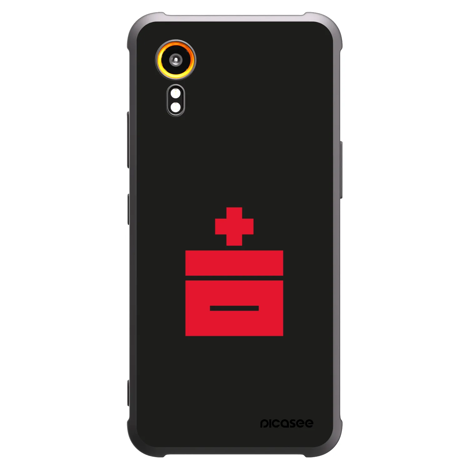Picasee silikónový čierny obal pre Samsung Galaxy Xcover 7 - Le Plastenciaga