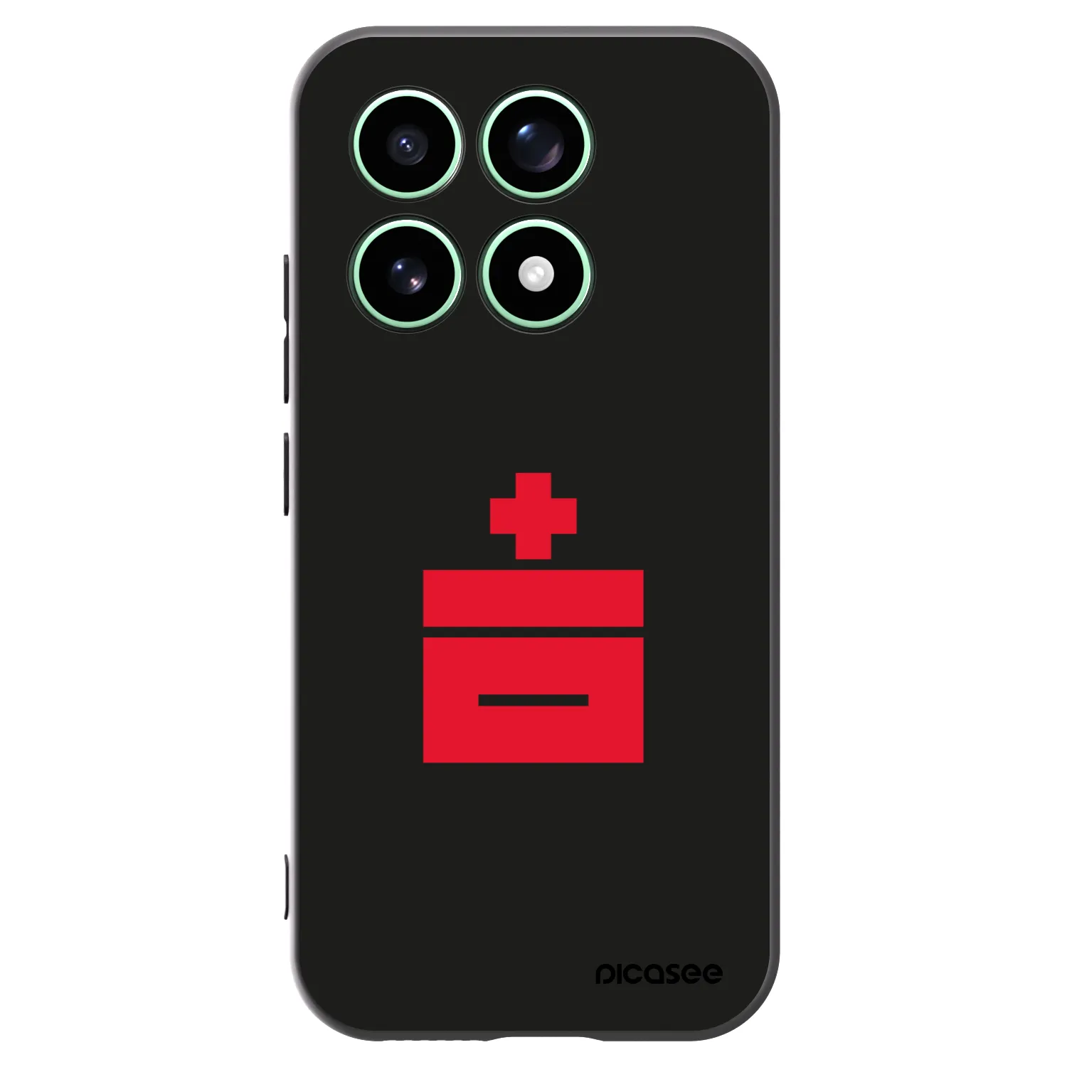 Picasee silikónový čierny obal pre Xiaomi 17 - Le Plastenciaga