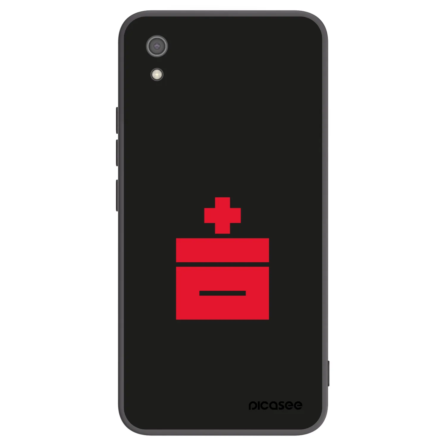 Picasee silikónový čierny obal pre Xiaomi Redmi 7A - Le Plastenciaga