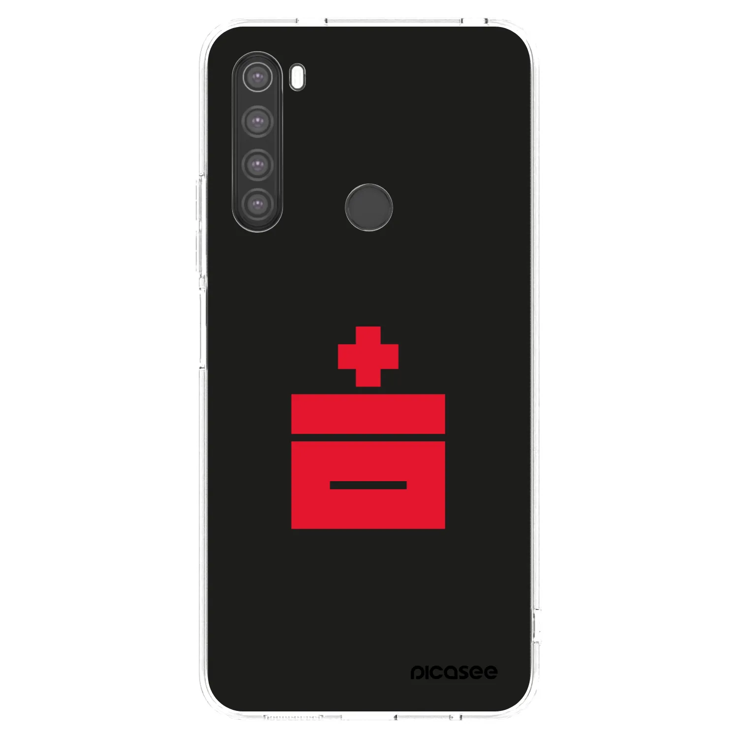 Picasee silikónový prehľadný obal pre Xiaomi Redmi Note 8 - Le Plastenciaga