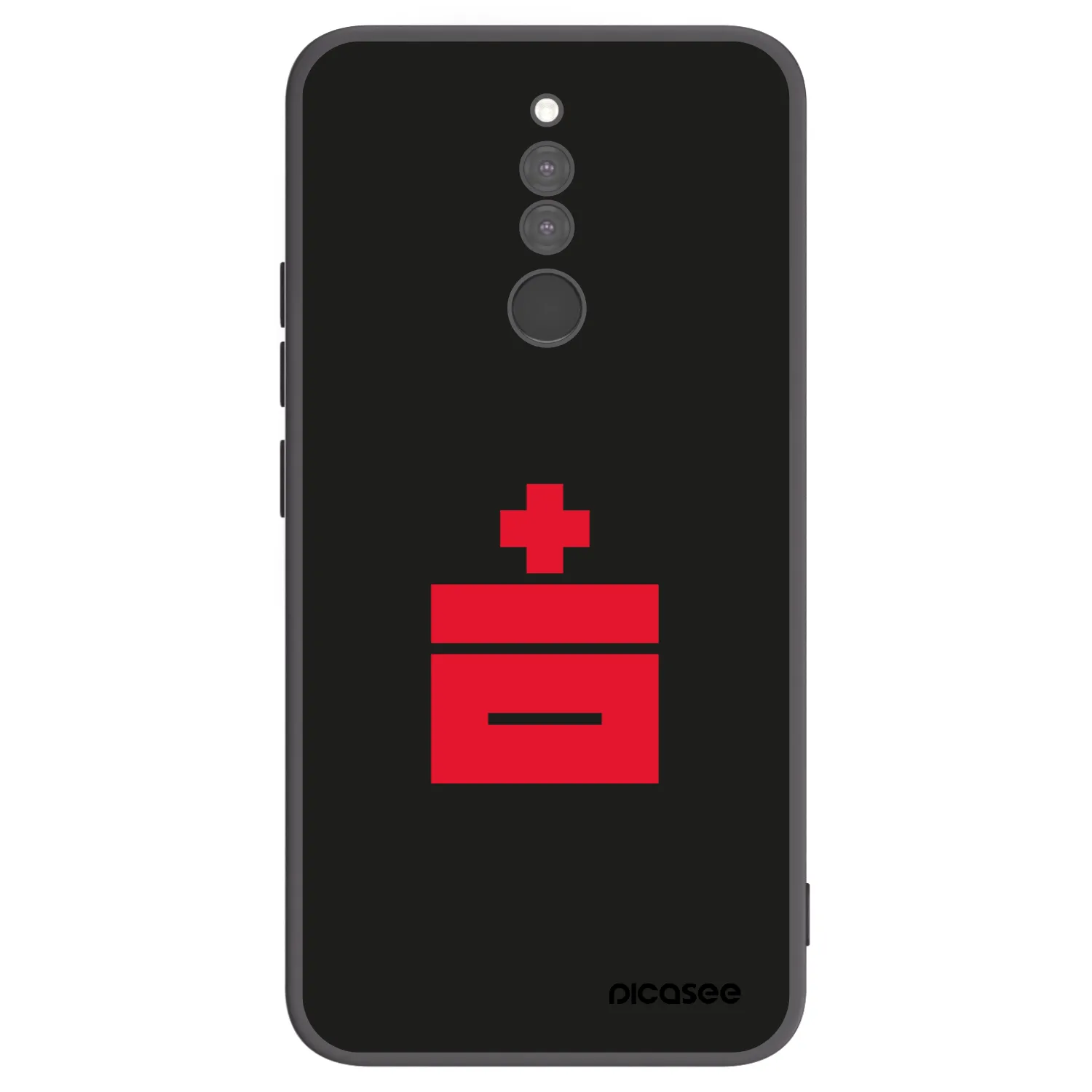 Picasee silikónový čierny obal pre Xiaomi Redmi 8 - Le Plastenciaga