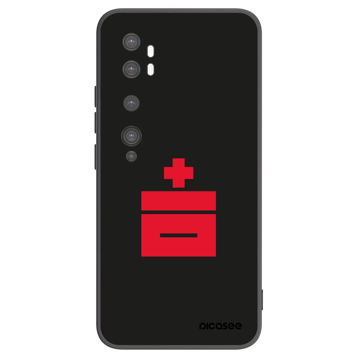 Picasee silikónový čierny obal pre Xiaomi Mi Note 10 (Pro) - Le Plastenciaga