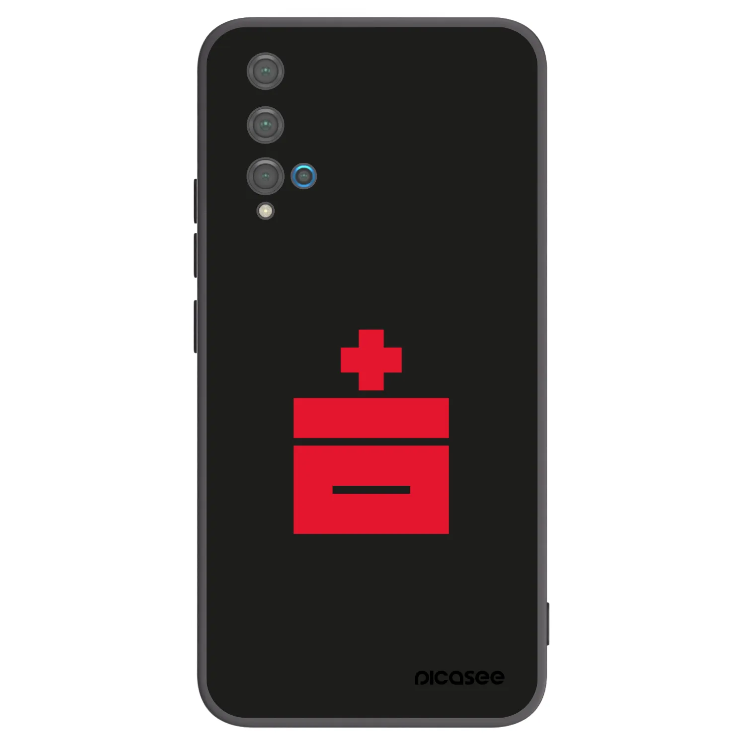 Picasee silikónový čierny obal pre Huawei Nova 5T - Le Plastenciaga