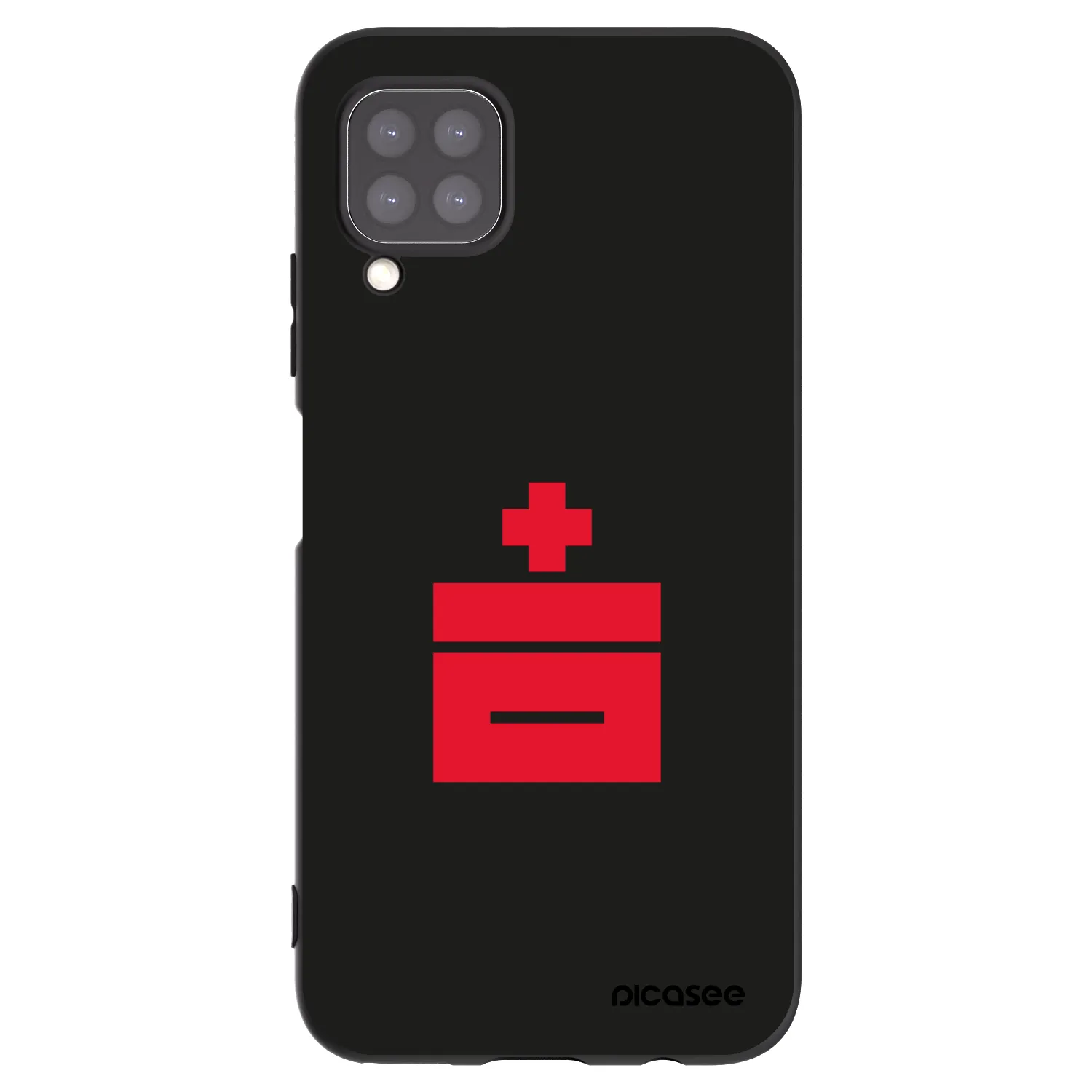 Picasee silikónový čierny obal pre Huawei P40 Lite - Le Plastenciaga