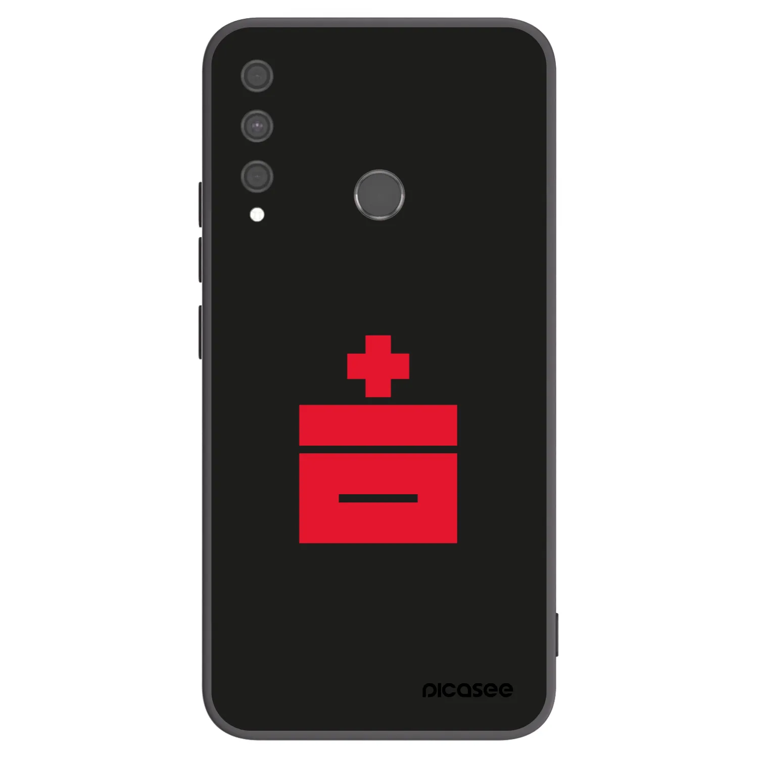 Picasee silikónový čierny obal pre Huawei P40 Lite E - Le Plastenciaga