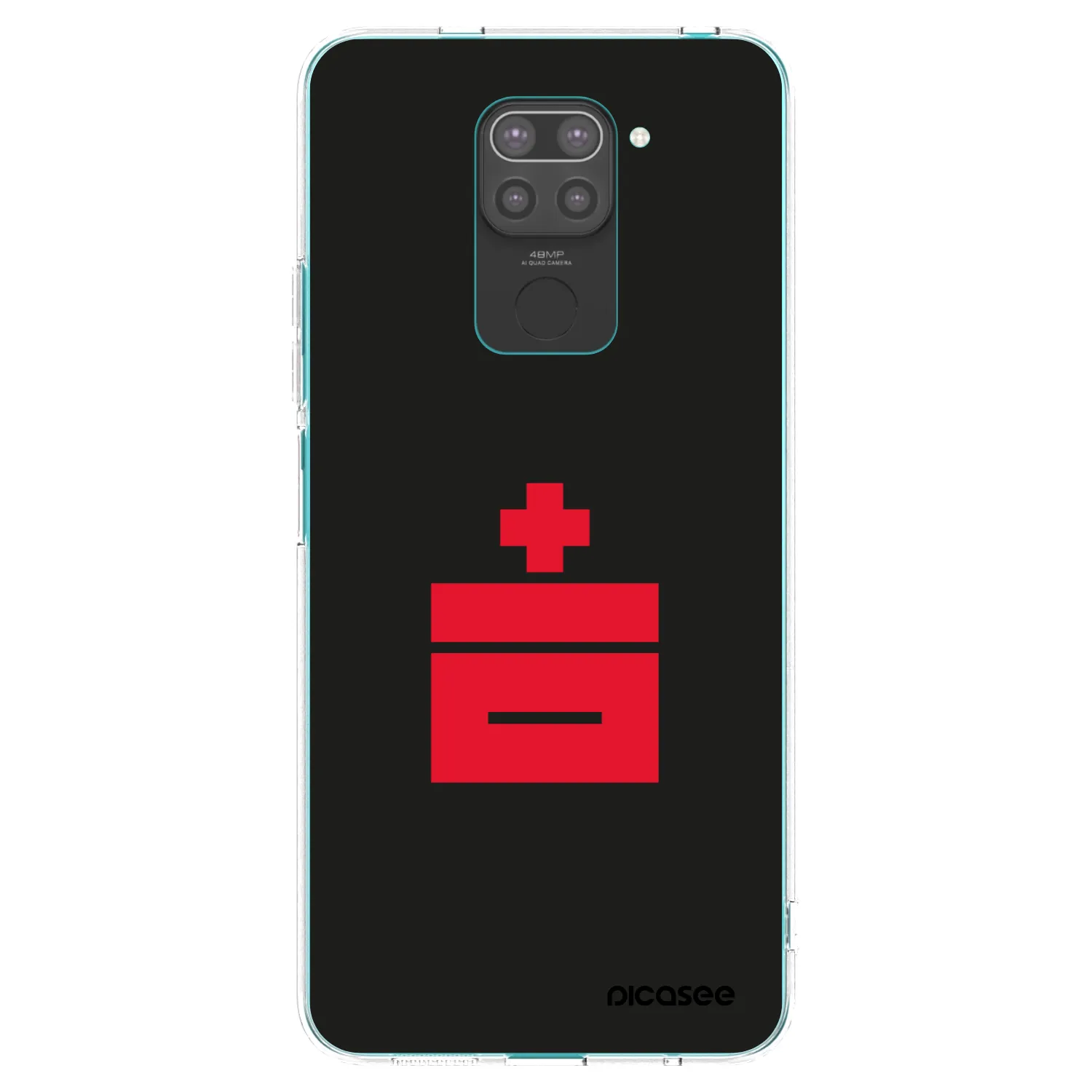Picasee silikónový čierny obal pre Xiaomi Redmi Note 9 - Le Plastenciaga