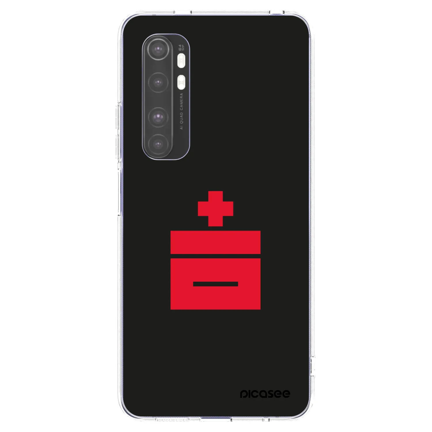 Picasee silikónový prehľadný obal pre Xiaomi Mi Note 10 Lite - Le Plastenciaga