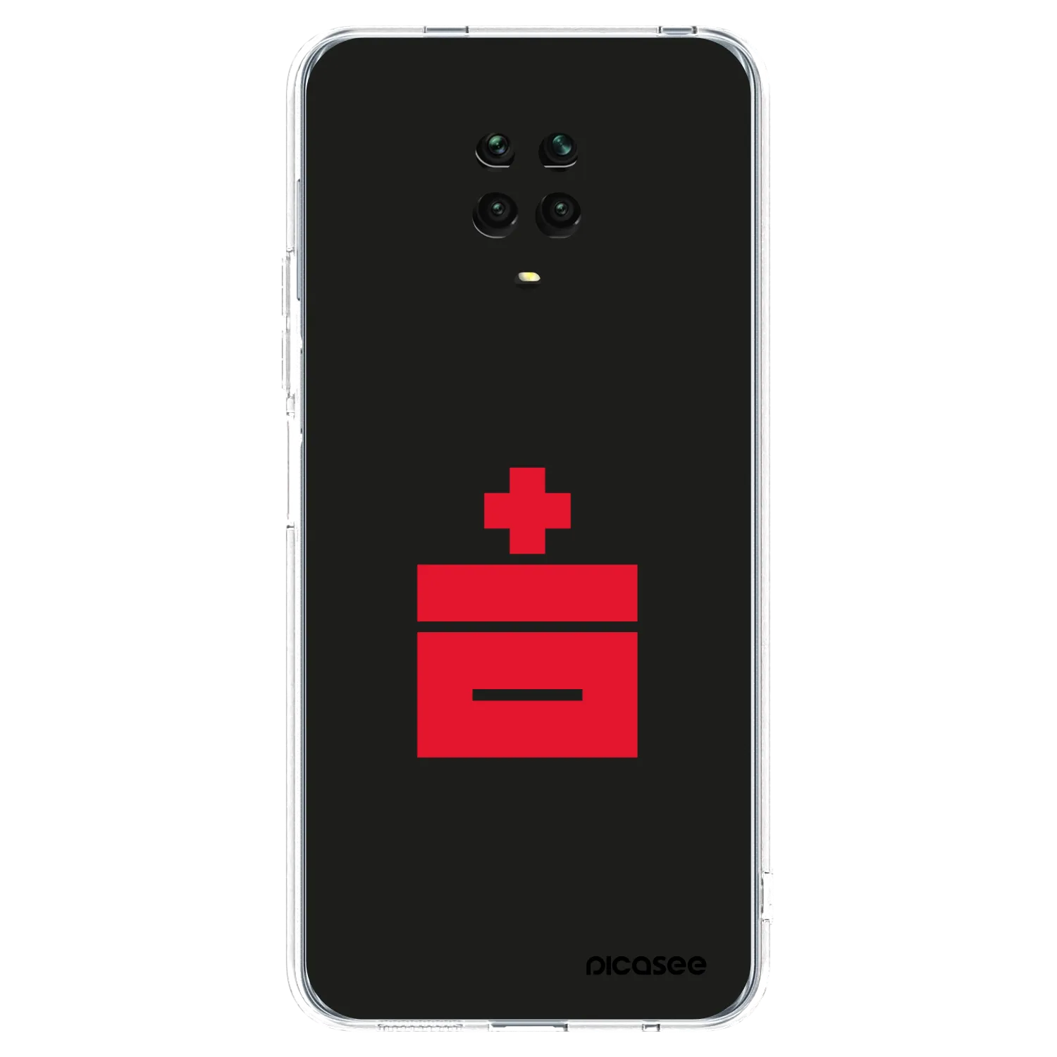 Picasee silikónový prehľadný obal pre Xiaomi Redmi Note 9S - Le Plastenciaga
