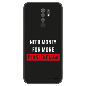 Picasee silikónový čierny obal pre Xiaomi Redmi 9 - More PLASTENCIAGA