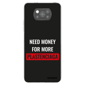 Picasee silikónový čierny obal pre Xiaomi Poco X3 - More PLASTENCIAGA