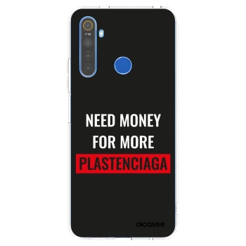 Picasee silikónový prehľadný obal pre Realme 5 - More PLASTENCIAGA