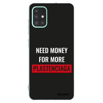 Picasee silikónový prehľadný obal pre Samsung Galaxy M31s - More PLASTENCIAGA