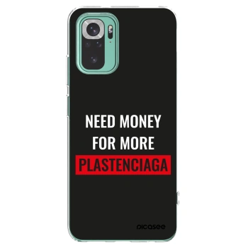 Picasee silikónový prehľadný obal pre Xiaomi Redmi Note 10 Pro - More PLASTENCIAGA