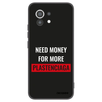 Picasee silikónový čierny obal pre Xiaomi Mi 11 - More PLASTENCIAGA