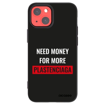 Picasee silikónový čierny obal pre Apple iPhone 13 mini - More PLASTENCIAGA
