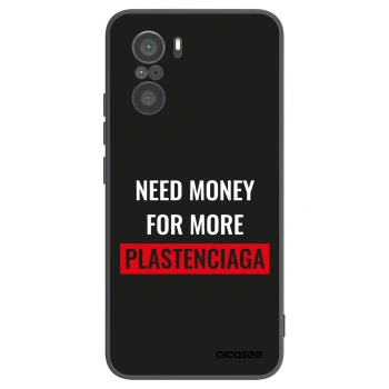 Picasee silikónový čierny obal pre Xiaomi Poco F3 - More PLASTENCIAGA