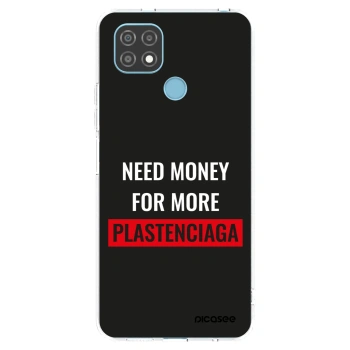 Picasee silikónový prehľadný obal pre Realme C21 - More PLASTENCIAGA