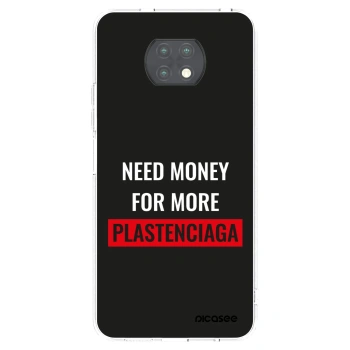 Picasee silikónový prehľadný obal pre Xiaomi Redmi Note 9T - More PLASTENCIAGA
