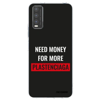 Picasee silikónový prehľadný obal pre Vivo Y20s - More PLASTENCIAGA