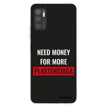 Picasee silikónový prehľadný obal pre Xiaomi Poco M3 Pro 5G - More PLASTENCIAGA