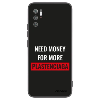Picasee silikónový čierny obal pre Xiaomi Poco M3 Pro 5G - More PLASTENCIAGA