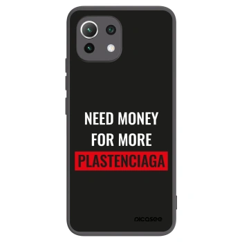 Picasee silikónový čierny obal pre Xiaomi 11 Lite 5G NE - More PLASTENCIAGA