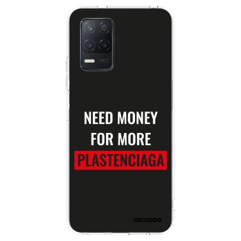 Picasee silikónový prehľadný obal pre Realme 8 5G - More PLASTENCIAGA