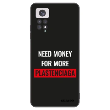 Picasee silikónový čierny obal pre Xiaomi Redmi Note 11 - More PLASTENCIAGA