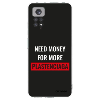 Picasee silikónový prehľadný obal pre Xiaomi Redmi Note 11 - More PLASTENCIAGA