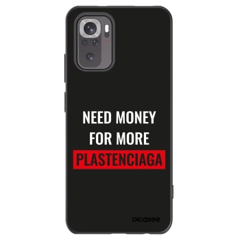 Picasee silikónový čierny obal pre Xiaomi Redmi Note 11S 4G - More PLASTENCIAGA
