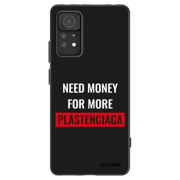 Picasee silikónový čierny obal pre Xiaomi Redmi Note 11 Pro - More PLASTENCIAGA