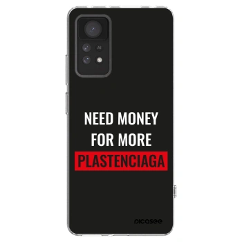 Picasee silikónový prehľadný obal pre Xiaomi Redmi Note 11 Pro - More PLASTENCIAGA