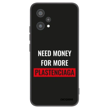 Picasee silikónový čierny obal pre Realme 9 Pro 5G - More PLASTENCIAGA