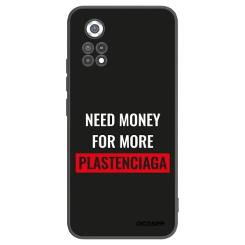 Picasee silikónový čierny obal pre Xiaomi Poco X4 Pro 5G - More PLASTENCIAGA