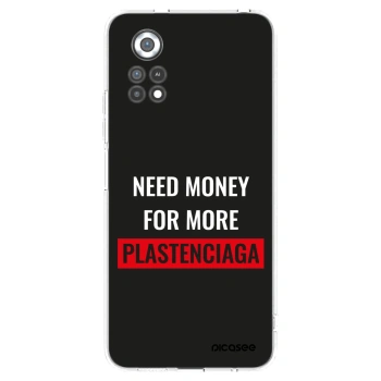 Picasee silikónový prehľadný obal pre Xiaomi Poco X4 Pro 5G - More PLASTENCIAGA