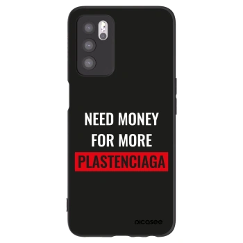 Picasee silikónový čierny obal pre OPPO A16 - More PLASTENCIAGA