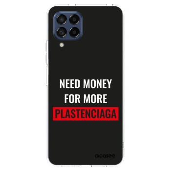 Picasee silikónový prehľadný obal pre Samsung Galaxy M53 5G - More PLASTENCIAGA