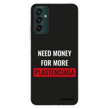 Picasee silikónový prehľadný obal pre Samsung Galaxy M13 M135F - More PLASTENCIAGA