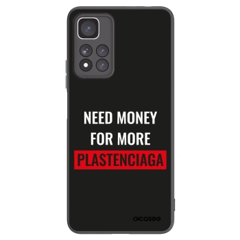 Picasee silikónový čierny obal pre Xiaomi Redmi Note 11 Pro+ 5G - More PLASTENCIAGA